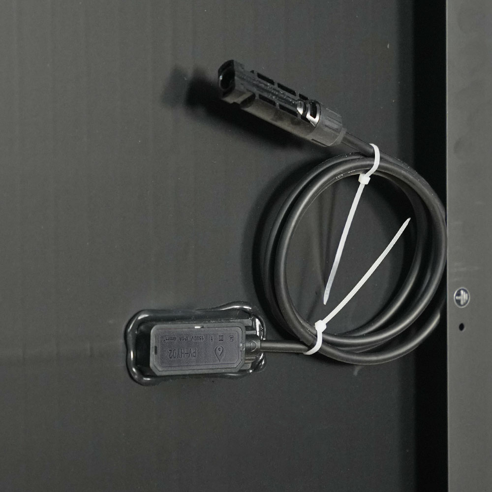 M166H672 425-460W Vidro Único Todo Preto